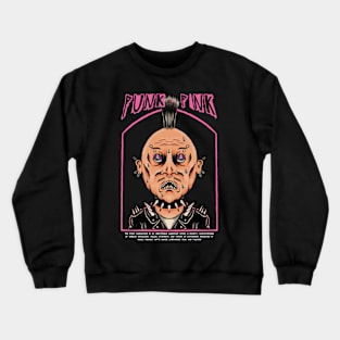 Punk - Pink Crewneck Sweatshirt